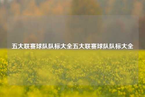 五大联赛球队队标大全五大联赛球队队标大全