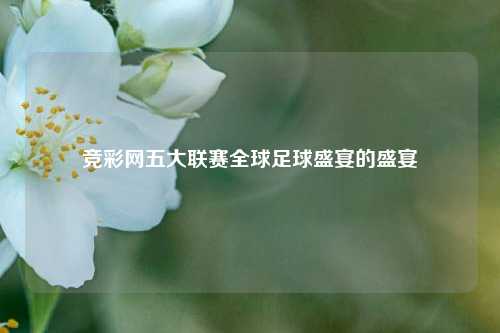 竞彩网五大联赛全球足球盛宴的盛宴
