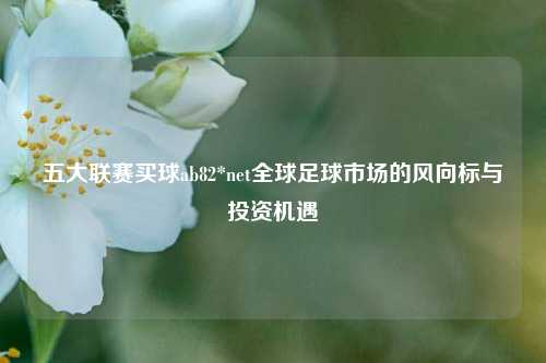五大联赛买球ab82*net全球足球市场的风向标与投资机遇